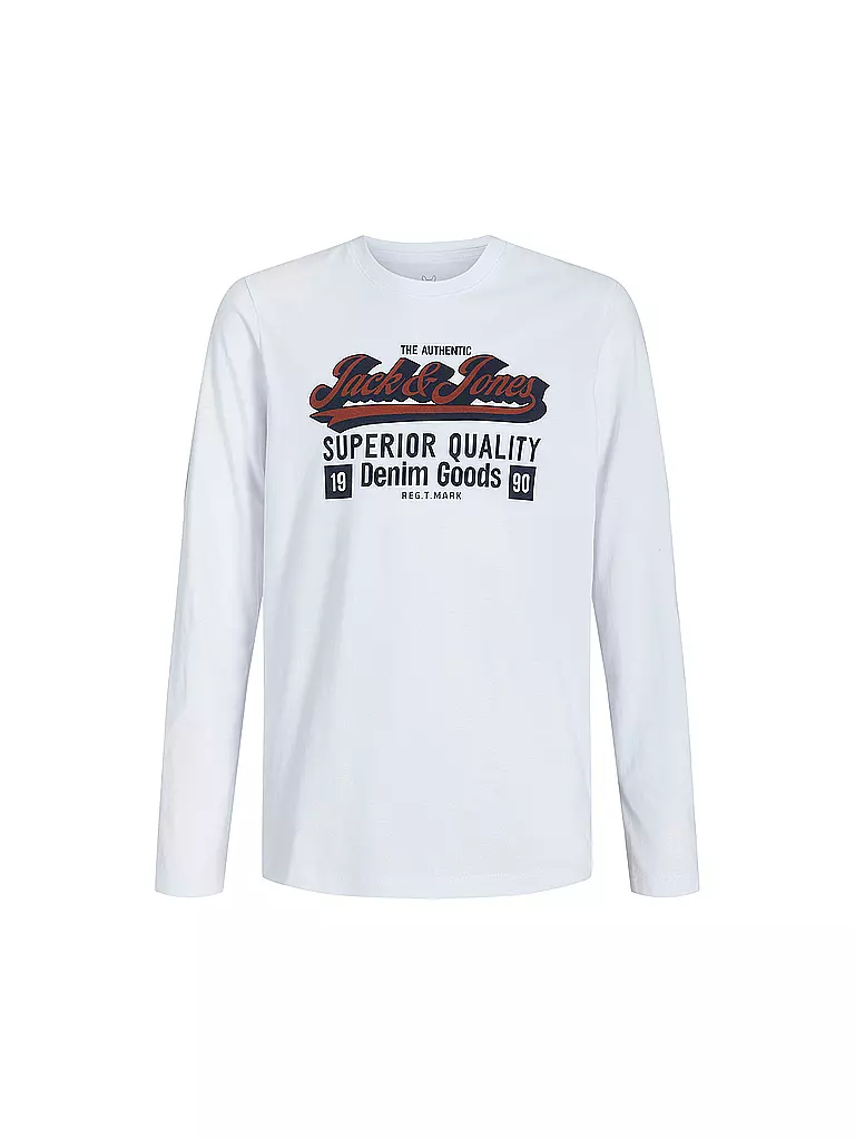 JACK & JONES | T-shirt à manches longues pour garçon JJELOGO | weiss