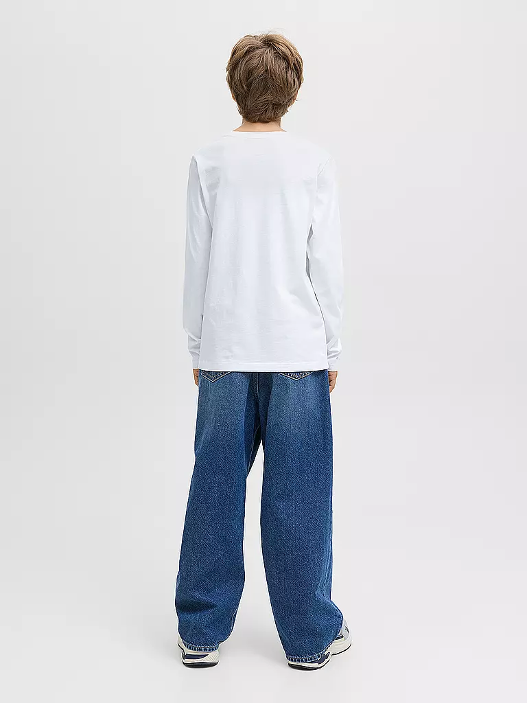JACK & JONES | T-shirt à manches longues pour garçon JJELOGO | weiss