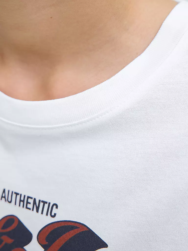 JACK & JONES | T-shirt à manches longues pour garçon JJELOGO | weiss
