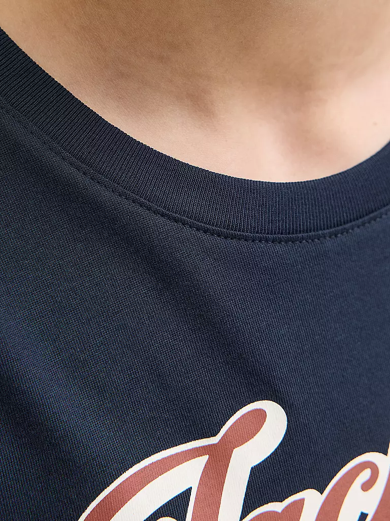 JACK & JONES | T-shirt à manches longues pour garçon JJELOGO | dunkelblau