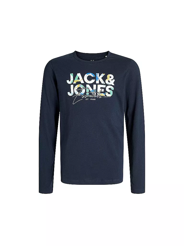 JACK & JONES | T-shirt à manches longues pour garçon JJGEPLAS | dunkelblau
