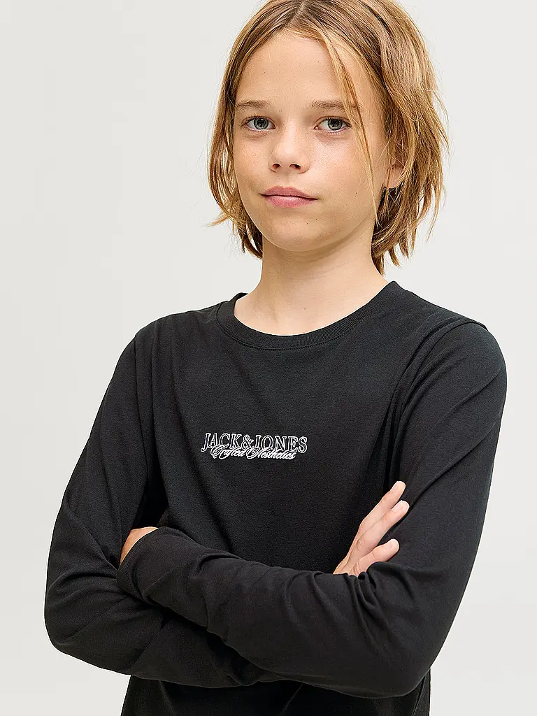 JACK & JONES | T-shirt à manches longues pour garçon JORBLEECKER
Marque: JACK & JONES
Couleur: noir
Catégories: Mode,Enfants,Garçons

Longueur des manches: Manches longues
Encolure: Col rond
Matière: Jersey,Coton
Motif: Uni
Coupe (vêtement d'extérieur): Regular
S | 
