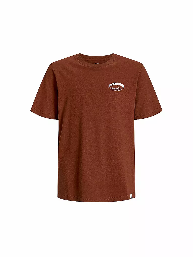 JACK & JONES | T-shirt garçon JJEBRANDES | dunkelrot