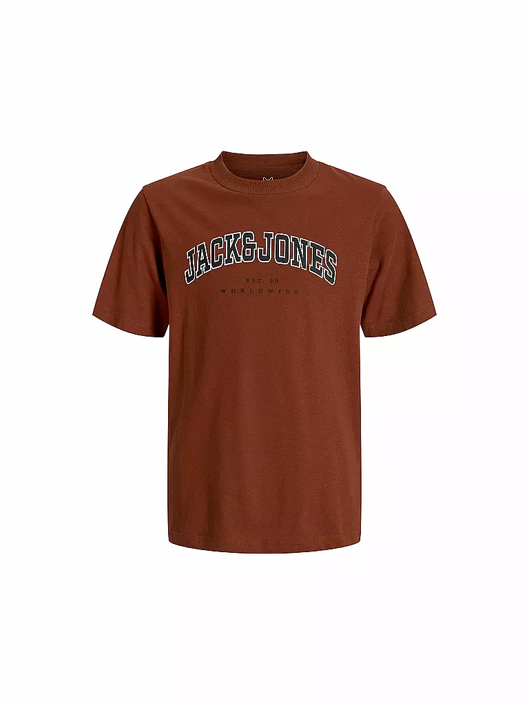 JACK & JONES | T-shirt garçon JJECALEB | dunkelrot