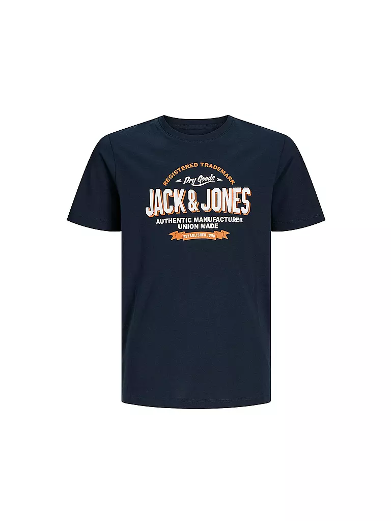 JACK & JONES | T-shirt garçon JJELOGO | Bleu foncé