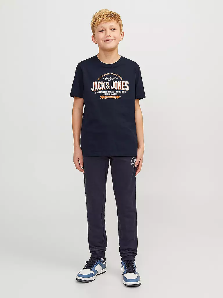 JACK & JONES | T-shirt garçon JJELOGO | Bleu foncé