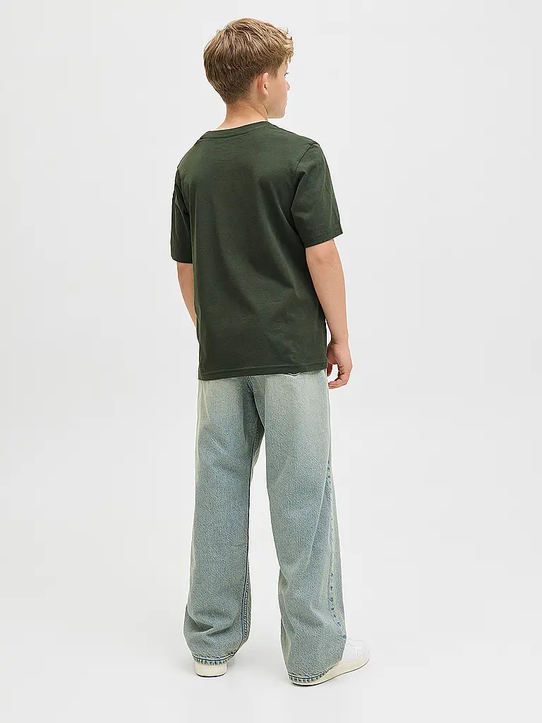 JACK & JONES | T-shirt garçon JJESTAR | dunkelgrün