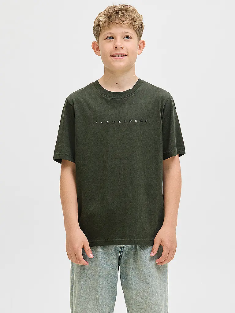 JACK & JONES | T-shirt garçon JJESTAR | dunkelgrün