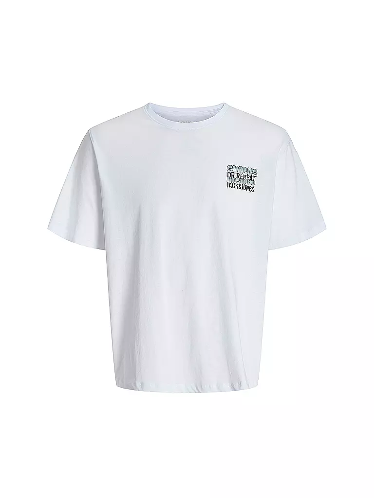 JACK & JONES | T-shirt garçon JJWOBLY | weiss