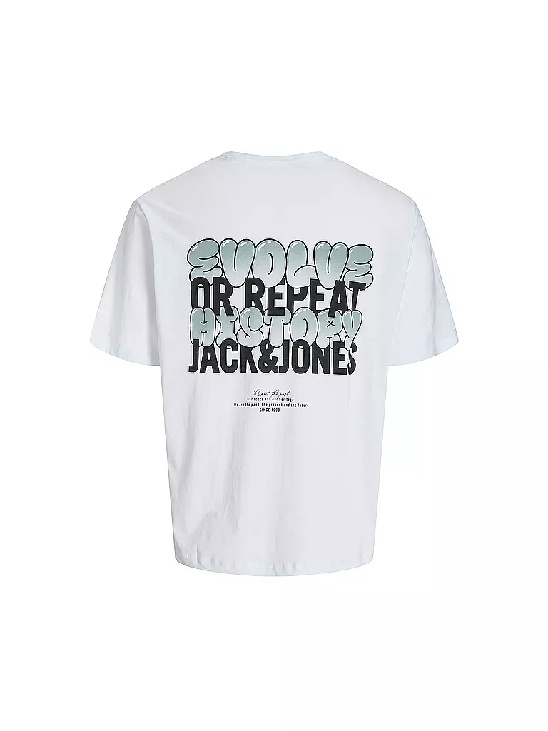JACK & JONES | T-shirt garçon JJWOBLY | weiss