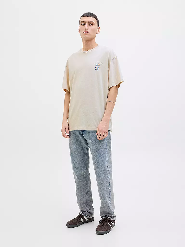 JACK & JONES | T-Shirt JJCHARGE | beige