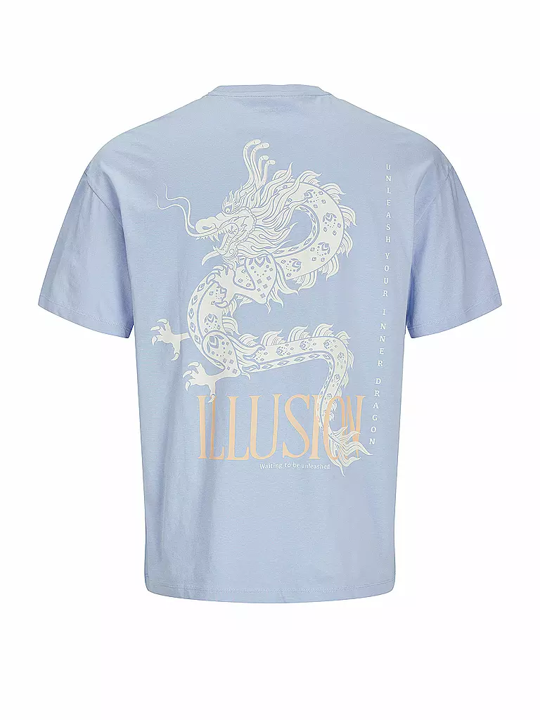 JACK & JONES | T-Shirt JJCHARGE | hellblau