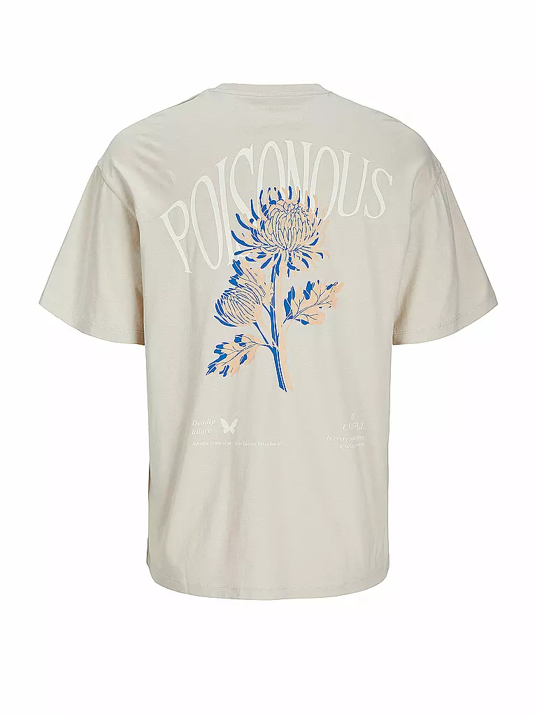 JACK & JONES | T-Shirt JJCHARGE | beige