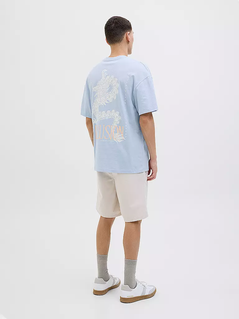 JACK & JONES | T-Shirt JJCHARGE | hellblau