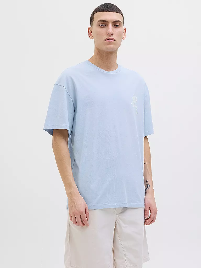 JACK & JONES | T-Shirt JJCHARGE | hellblau