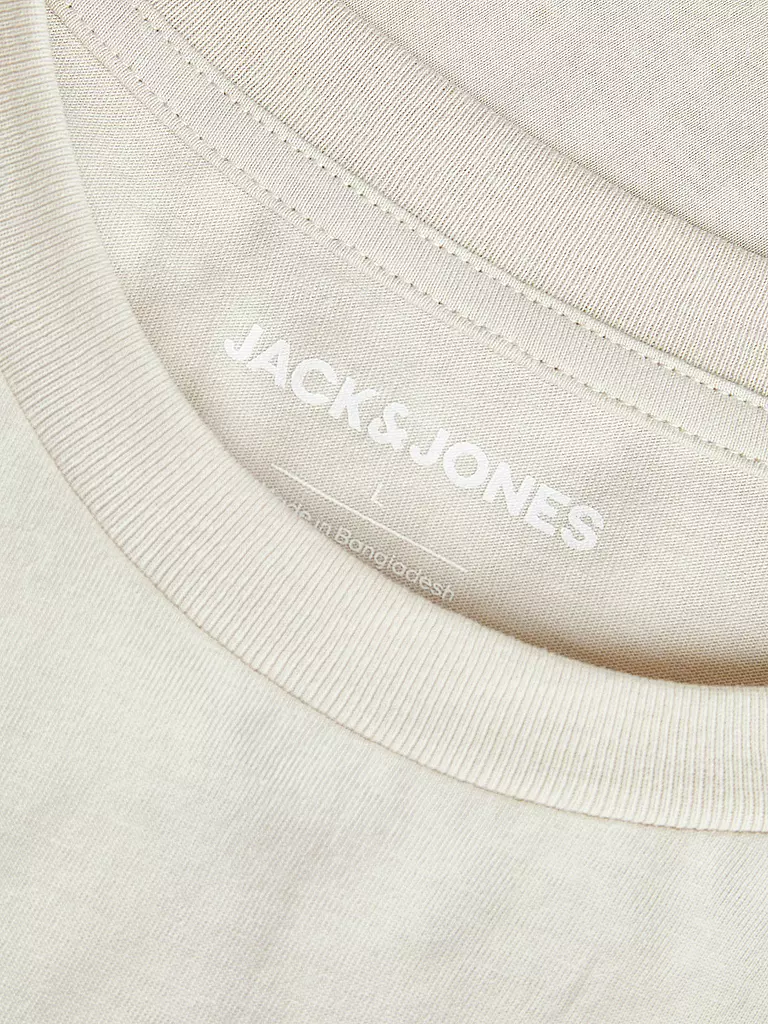 JACK & JONES | T-Shirt JJCHARGE | beige