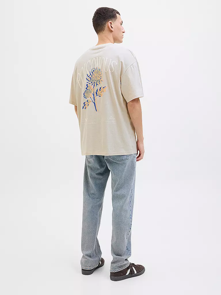 JACK & JONES | T-Shirt JJCHARGE | beige