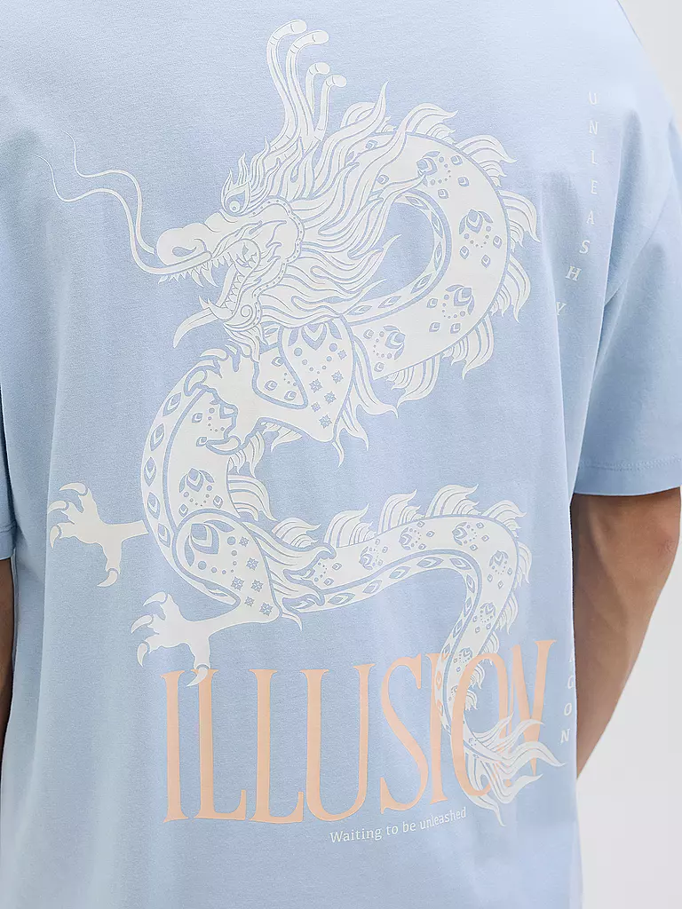 JACK & JONES | T-Shirt JJCHARGE | hellblau