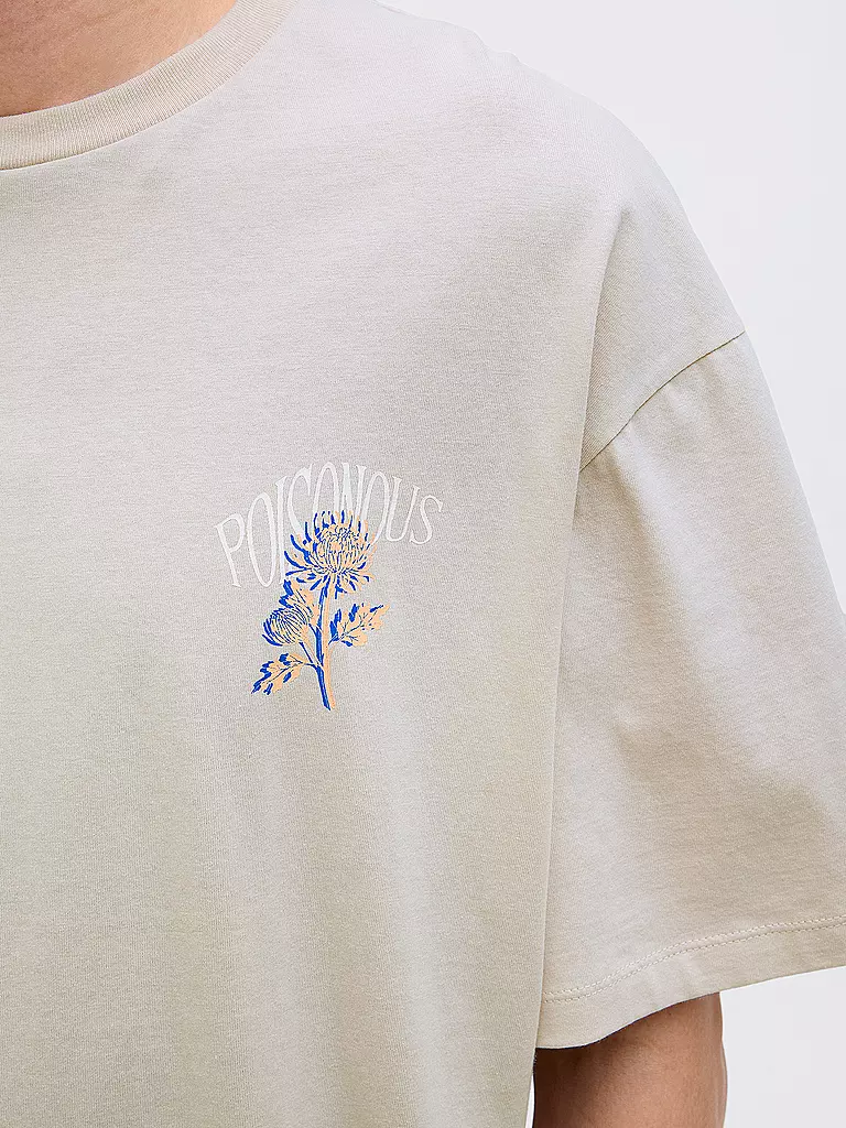 JACK & JONES | T-Shirt JJCHARGE | beige