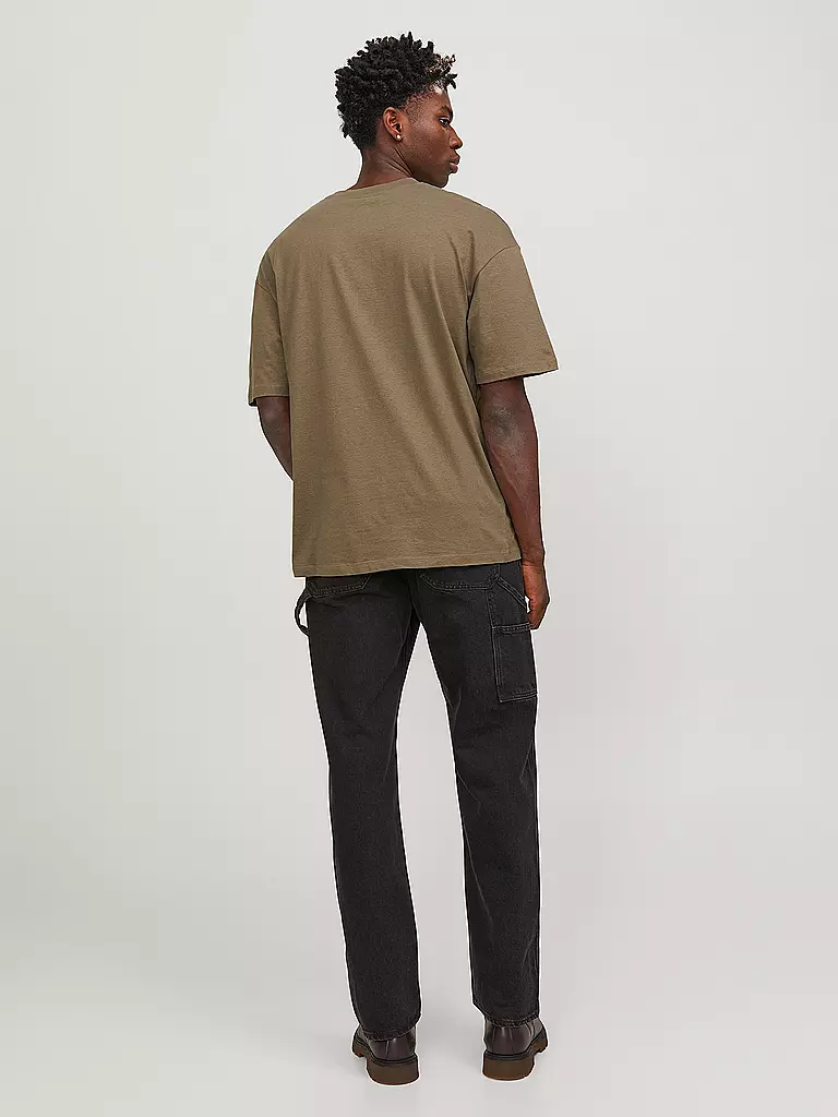 JACK & JONES | T-Shirt JJEBRADLEY | Marron clair