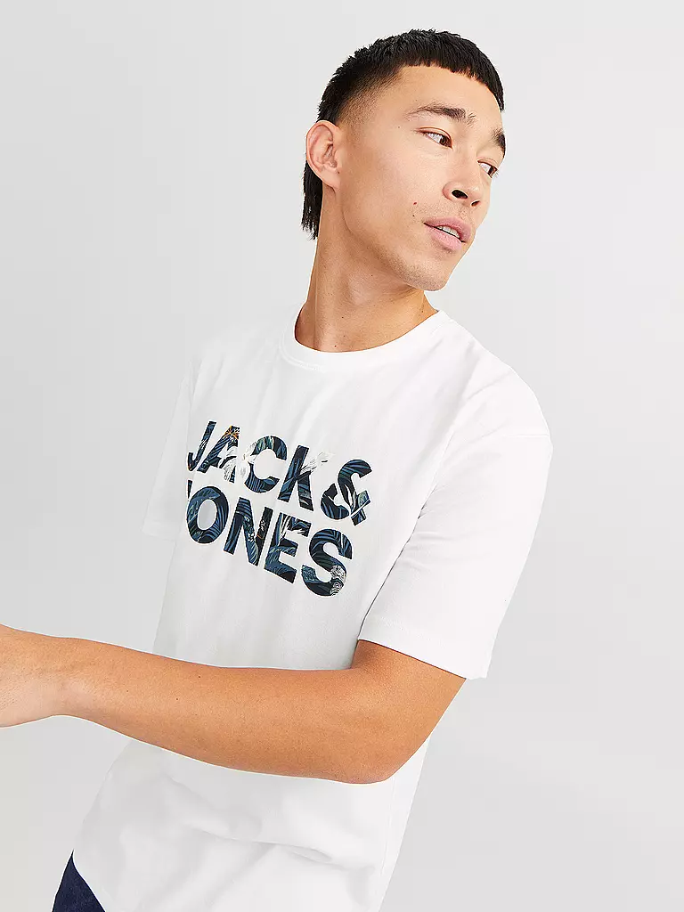 JACK & JONES | T-Shirt JJEBRYAN | Blanc