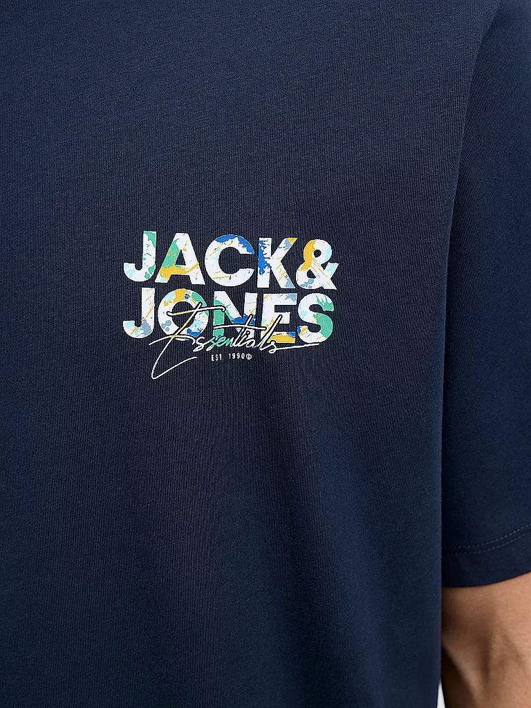 JACK & JONES | T-Shirt JJGEPLAS | dunkelblau
