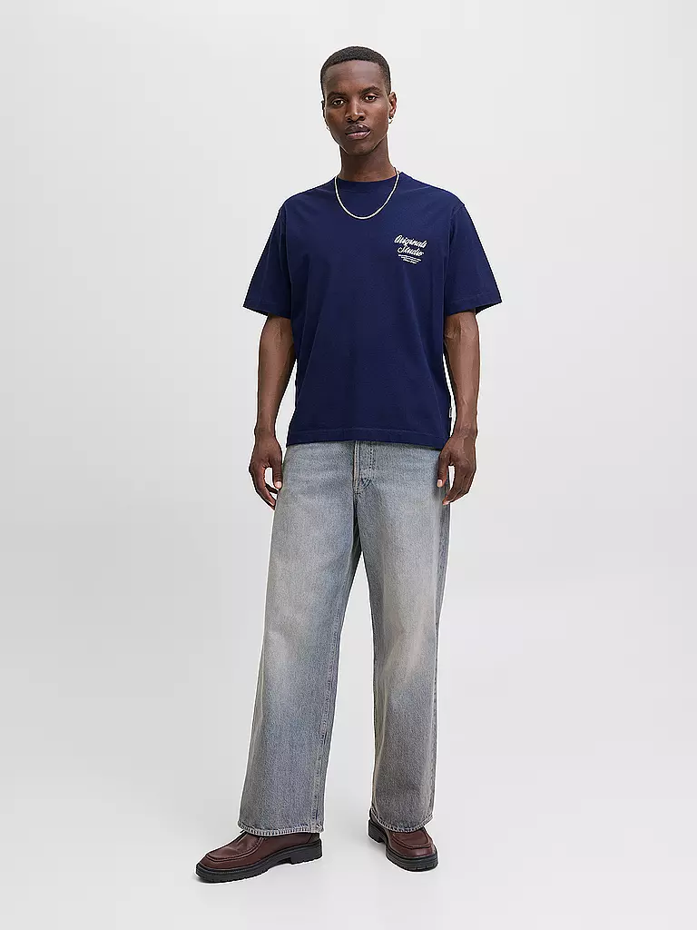 JACK & JONES | T-Shirt JORNORREBRO | Bleu foncé