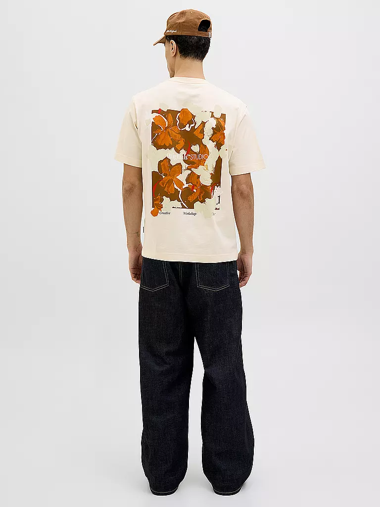 JACK & JONES | T-shirt JORVARENNA | beige