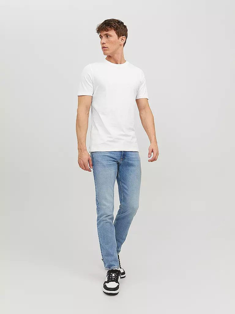 JACK & JONES | T-shirt slim fit JJEORGANIC | weiss