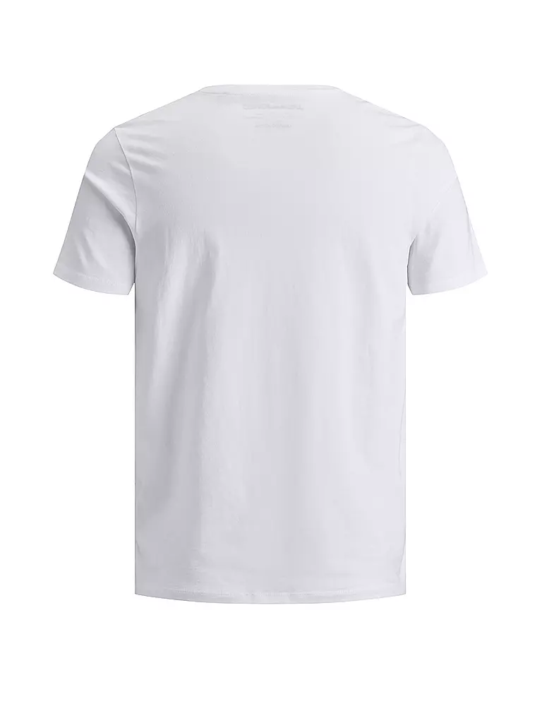 JACK & JONES | T-shirt slim fit JJEORGANIC | weiss