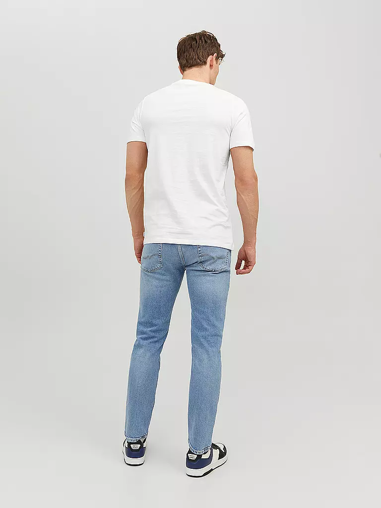 JACK & JONES | T-shirt slim fit JJEORGANIC | weiss
