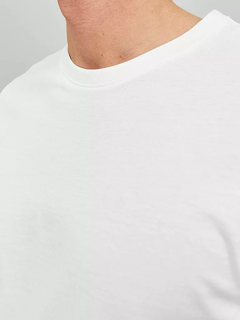 JACK & JONES | T-shirt slim fit JJEORGANIC | weiss