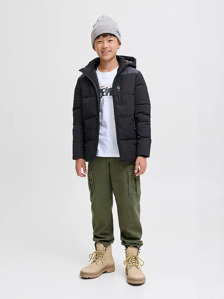 JACK & JONES | Veste garçon JJEOWEN | schwarz