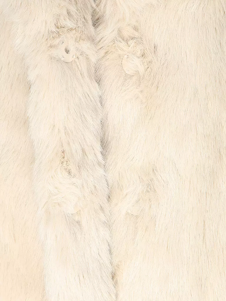 JAKKE | Mantel in Felloptik KATIE | Crème