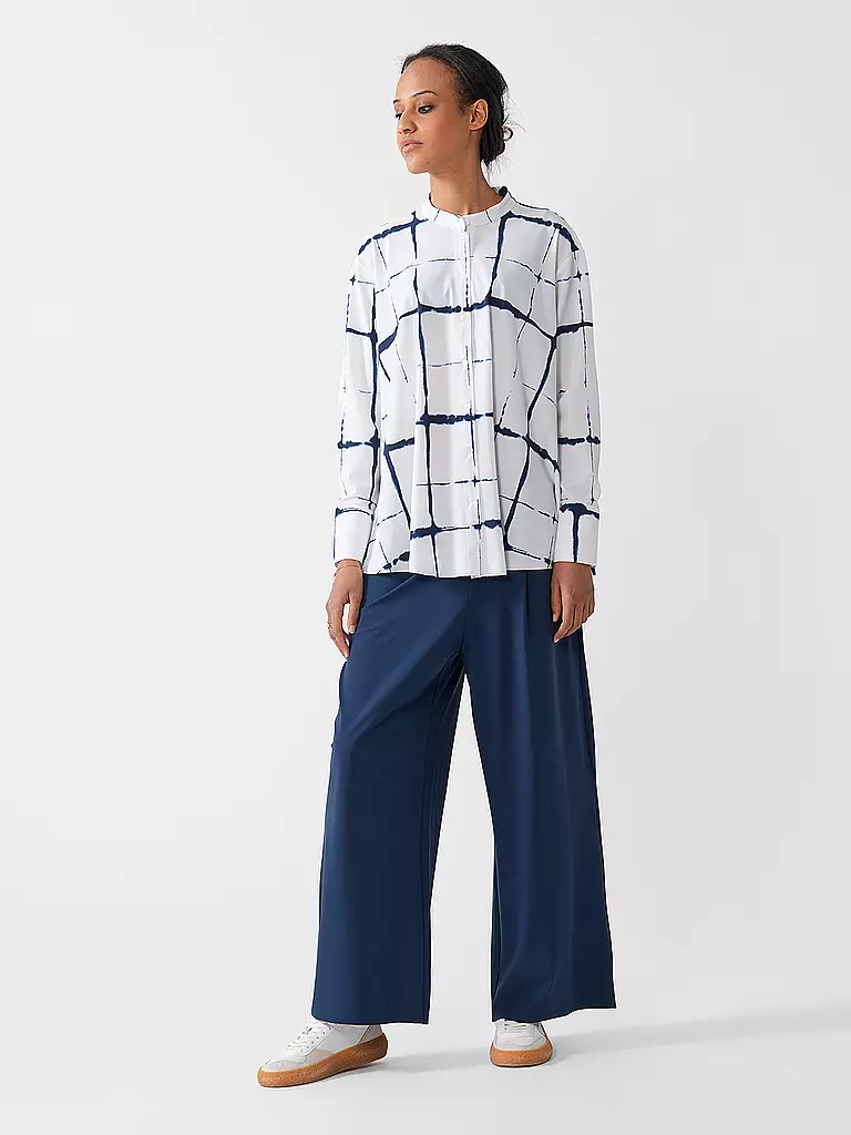 JAPAN TKY | Blouse MODY CHECK | weiss