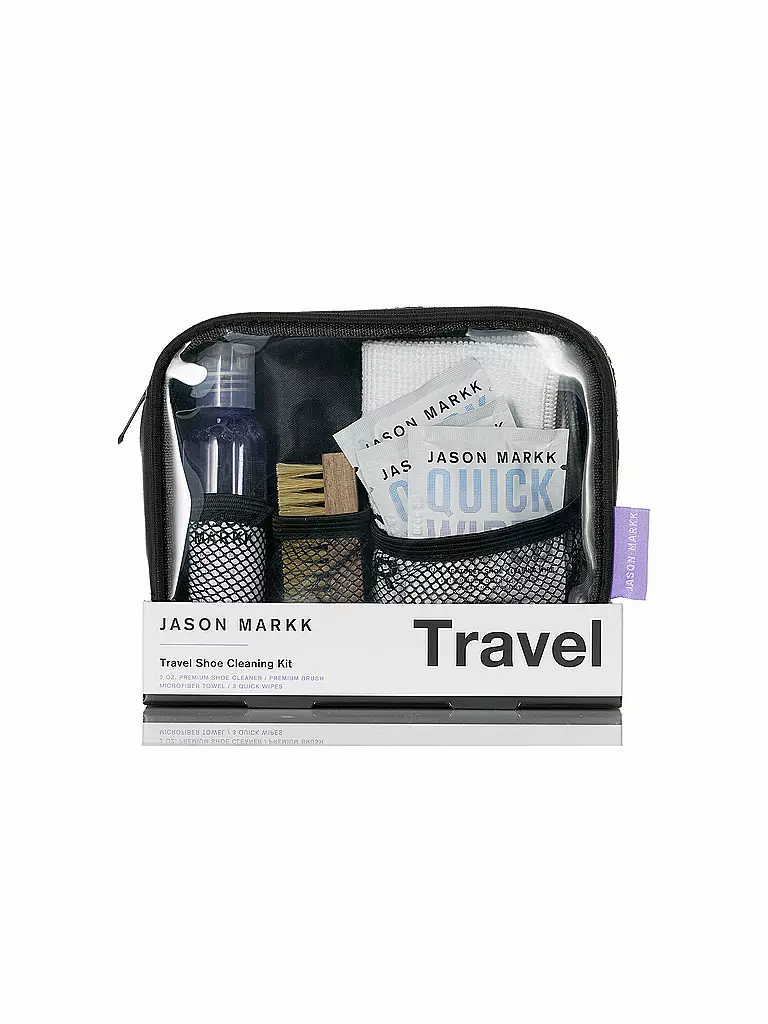 JASON MARKK | Kit de nettoyage de chaussures de voyage | Noir