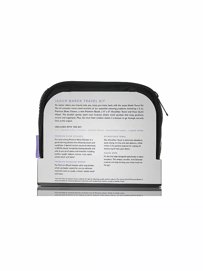 JASON MARKK | Kit de nettoyage de chaussures de voyage | Noir