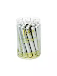 JEKA | Bougies d'arbre de Noël, boîte de 20, argent | Argent