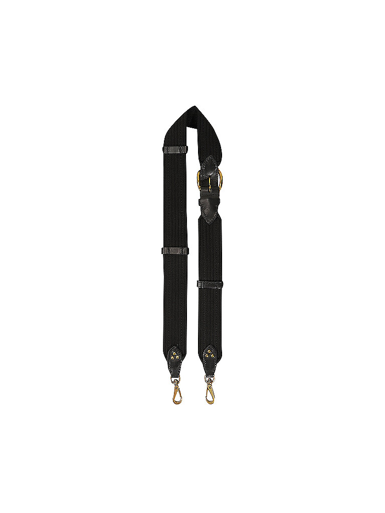 Jerome Dreyfuss Schulterriemen BANDOULIERE SANGLE NOIR FINE noir