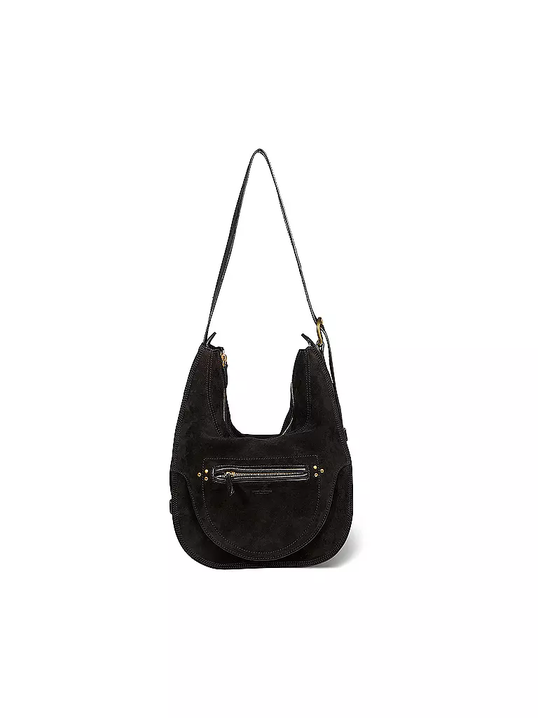 JEROME DREYFUSS | Ledertasche - Hobo Bag DINO | Noir