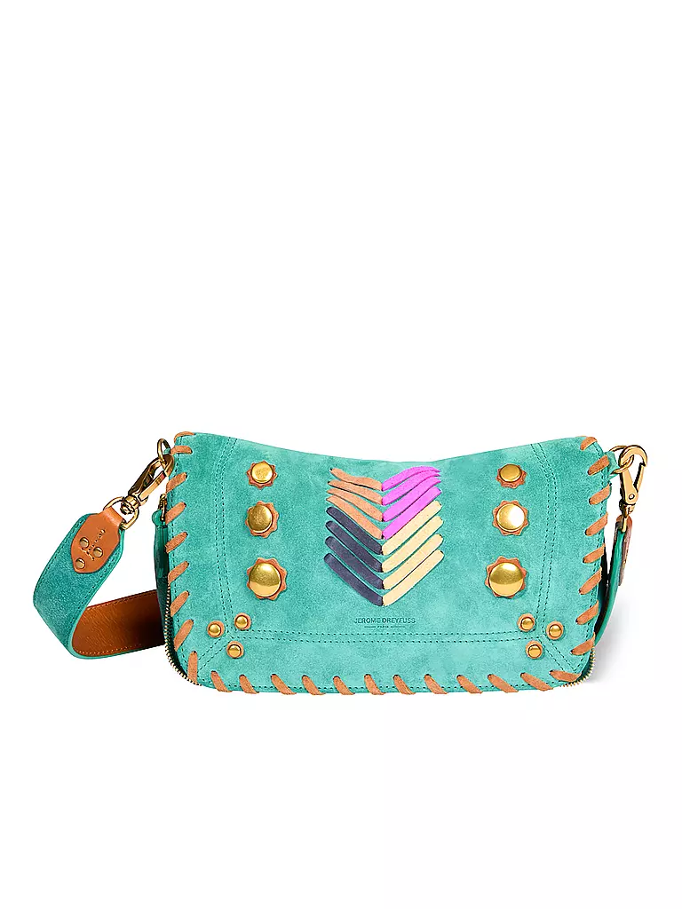 JEROME DREYFUSS | Ledertasche - Mini Bag BOBI Small | Turquoise