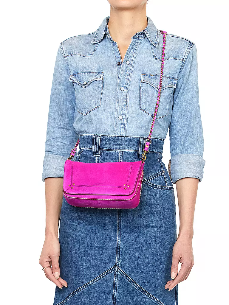 JEROME DREYFUSS | Ledertasche - Mini Bag BOBI Small | Rose vif
