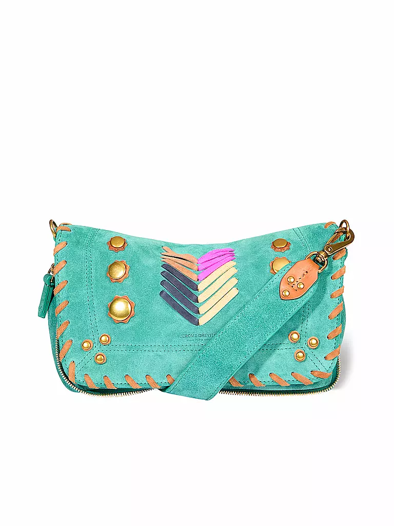 JEROME DREYFUSS | Ledertasche - Mini Bag BOBI Small | Turquoise