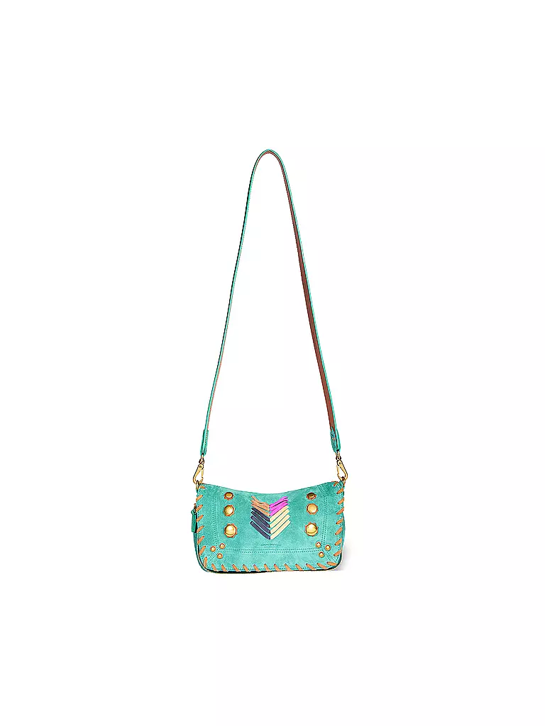 JEROME DREYFUSS | Ledertasche - Mini Bag BOBI Small | Turquoise