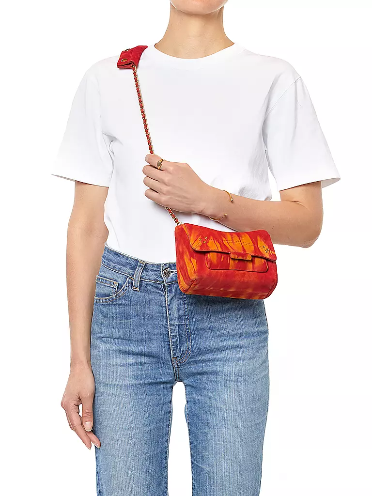 JEROME DREYFUSS | Ledertasche - Mini Bag LULU Small | Orange
