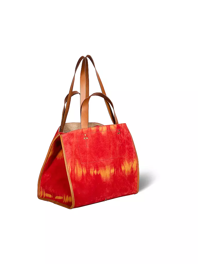 JEROME DREYFUSS | Ledertasche - Shopper LEON Medium | Orange