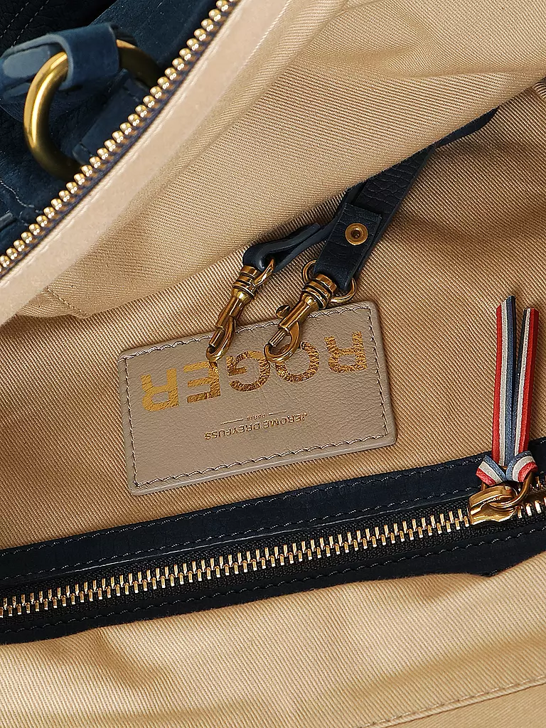 JEROME DREYFUSS | Ledertasche - Shopper ROGER | Bleu foncé