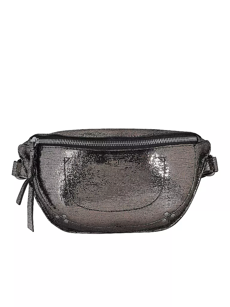 JEROME DREYFUSS | Ledertasche - Umhängetasche LINO BANANE  | Argent