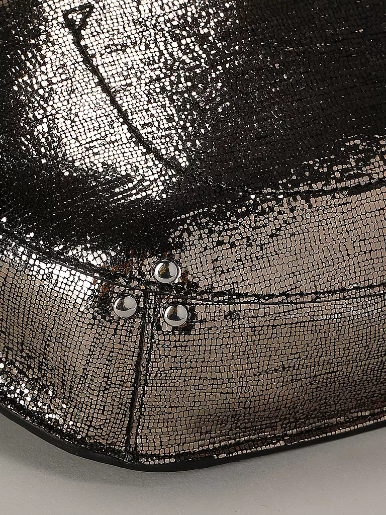 JEROME DREYFUSS | Ledertasche - Umhängetasche LINO BANANE  | Argent