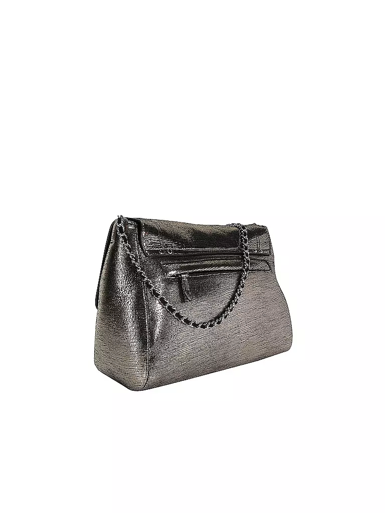 JEROME DREYFUSS | Ledertasche - Umhängetasche LULU L | Argent